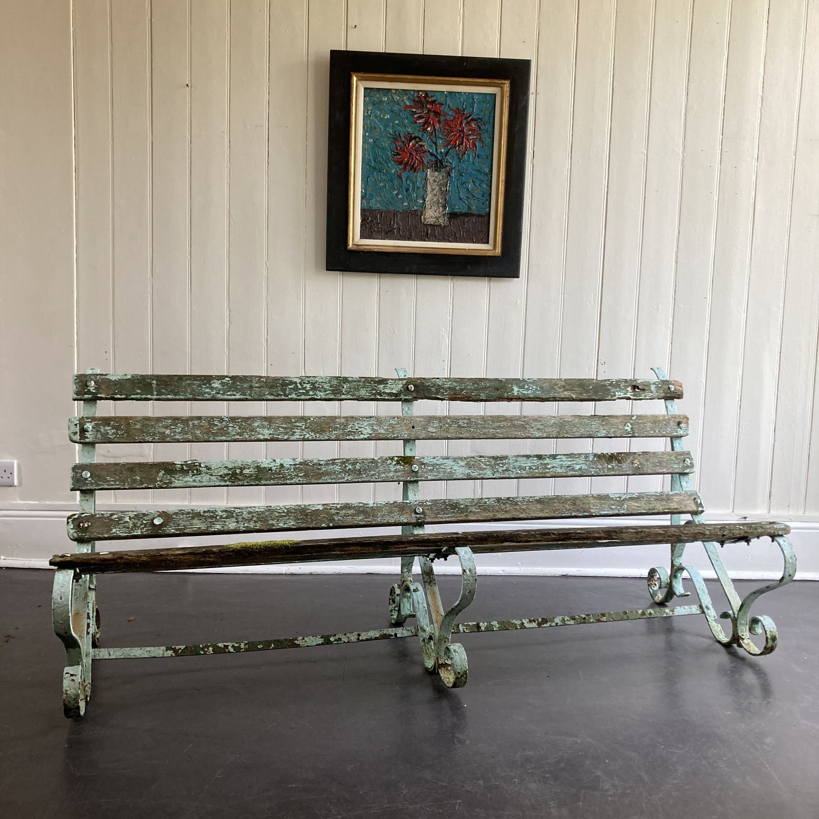 Painted Garden Bench › James Iles Antiques