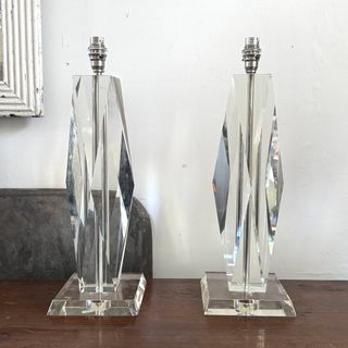 Geometric Glass Lamps