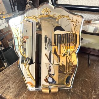 Verre Églomisé Mirror On Stand