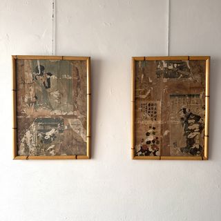 19th Century Japanese Woodblock Print Fragments
